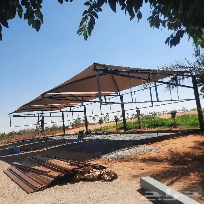 مظلات وساندوتش بنل وجميع اعمال الحداده 9