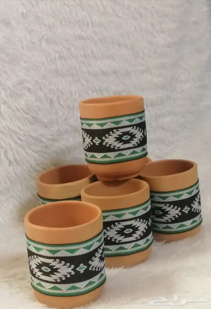 اكواب فخار تلبيسة سدو 1