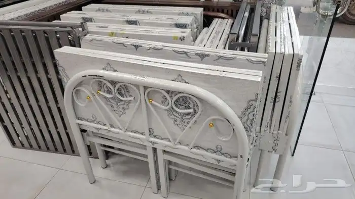 سريرحديد فرش سكن غرف سواق غرف عمال سرير قابل للطي 9