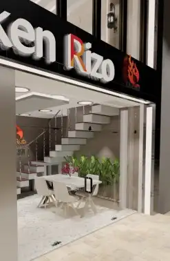 تصميم وتنفيذ ديكورات مطعم بروستد واكلات سريعه 3