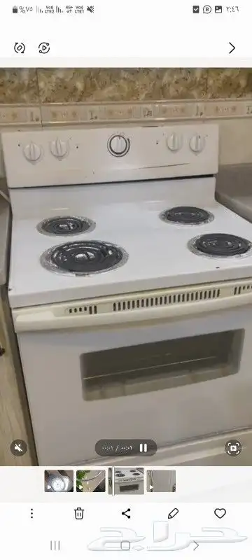 ثلاجه وفورن كهربائي 110 للبيع 7