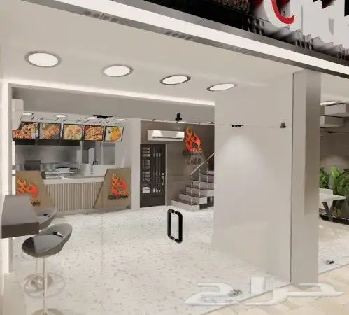 تصميم وتنفيذ ديكورات مطعم بروستد واكلات سريعه 2