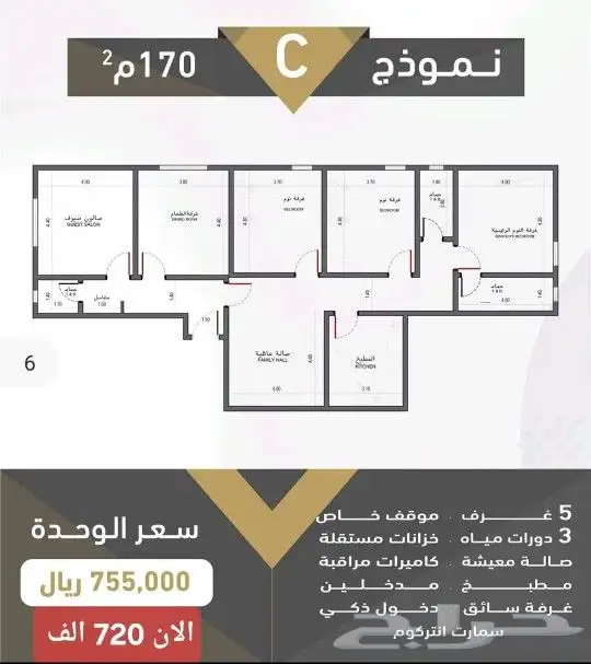 شقق فاخره للبيع بجده فرصتك للاستثمار السكني 0