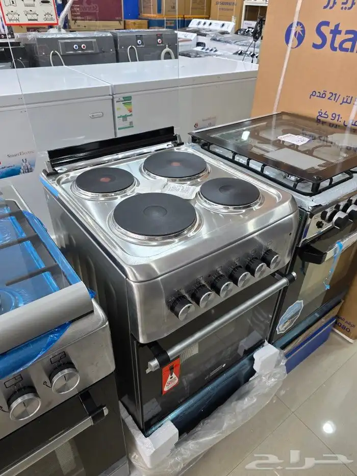 بوتاجاز فرن غاز 4 عيون أفران كهرباء فرن كهربائي تركي جديد 0