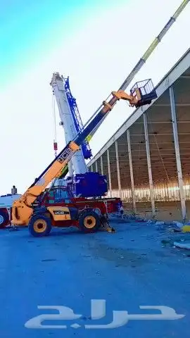 للايجار جميع المعدات الثقيله والرافعات الشوكيه والكرينات 0