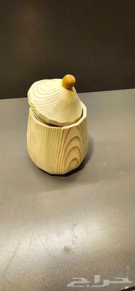 مجسم براد الشاي الخشبي 0