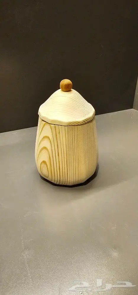مجسم براد الشاي الخشبي 3