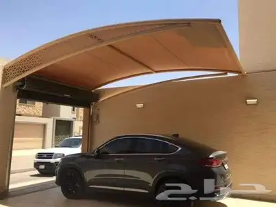 مظلات سواتر جلسات مواقف سيارات هناجر مستودعات كلادنج 2