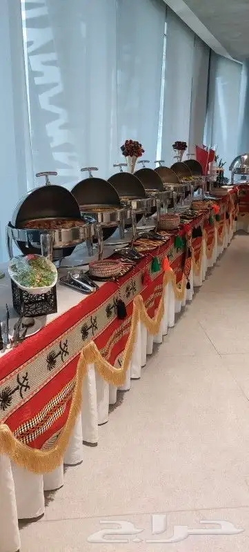 بوفيه شعبي شركة أرواد للضيافة و الحفلات الخارجية   نسعد بتوف 0