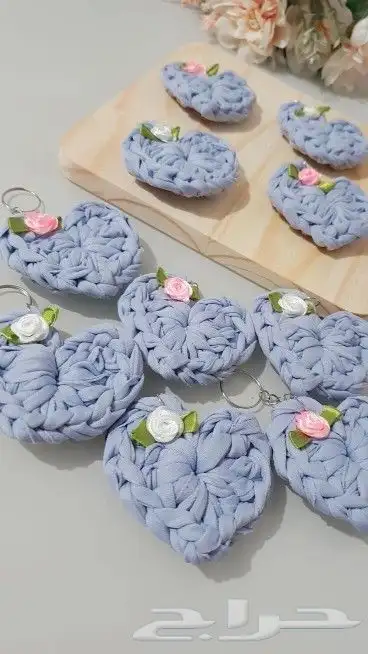 كروشية اعمال يدويه  توزيعات  لجميع المناسبات 6