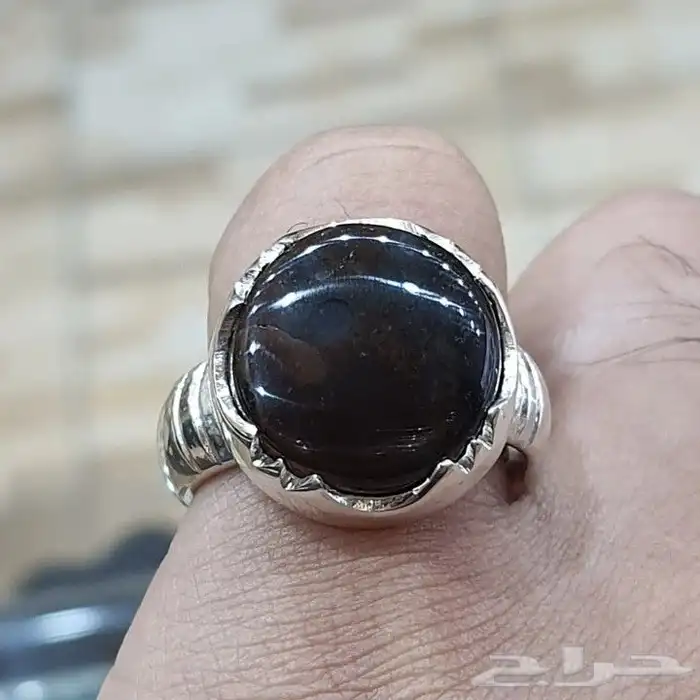 خاتم عقيق يماني ملكي تمري 0