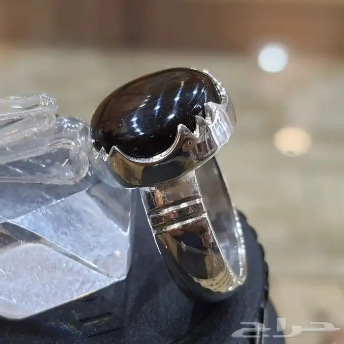 خاتم عقيق يماني ملكي تمري 3