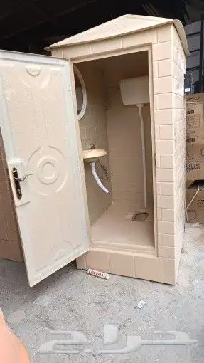 دورات مياه حمامات عربي افرنجي مجهزه بلكامل فيبر ثقيل 5