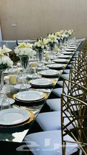 طاولات طعام كوش استقبالات . جميع مستلزمات الحفلات 5