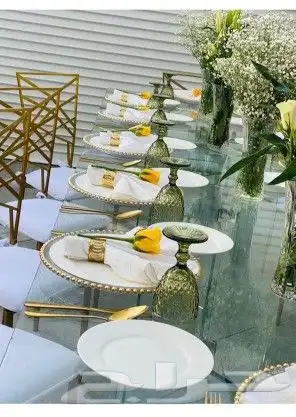 طاولات طعام كوش استقبالات . جميع مستلزمات الحفلات 2