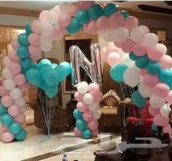تنسيق بالونات بجميع انواعها واشكاله 5