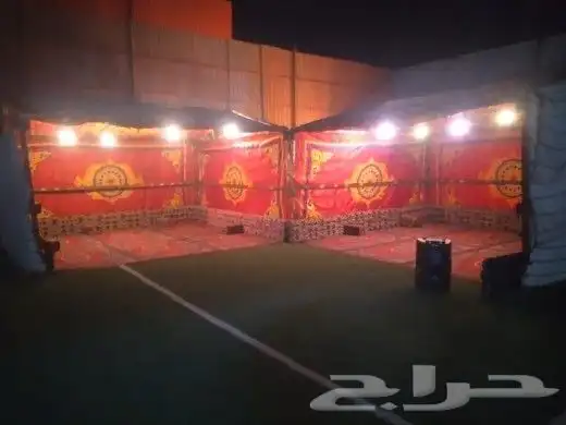 يوجد لدينا فرش ومساند وصيوان للايجار للحافلات والمناسبات 2