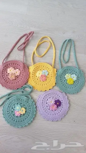 كروشية  شنط كروشية  اعمال يدويه 0