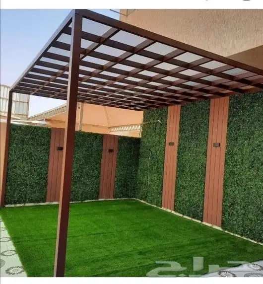 تنسيق حدائق وفلا تصميم مظلات وشلالات التوصل على رقم 05084729 2