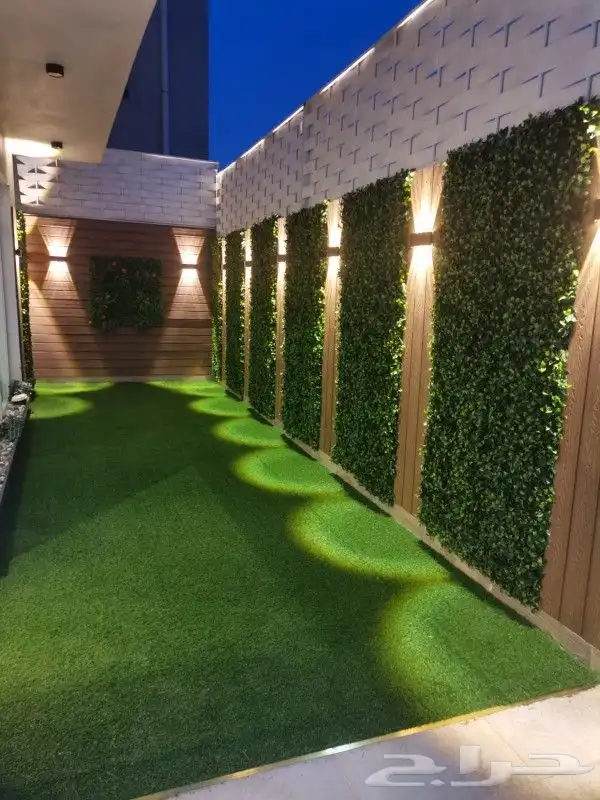تنسيق حدائق وفلا تصميم مظلات وشلالات التوصل على رقم 05084729 6