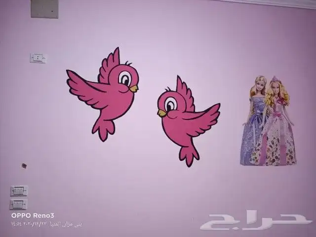 رسومات جداريه تنسيق وتلوين الجدران الخارجية والداخلية 1