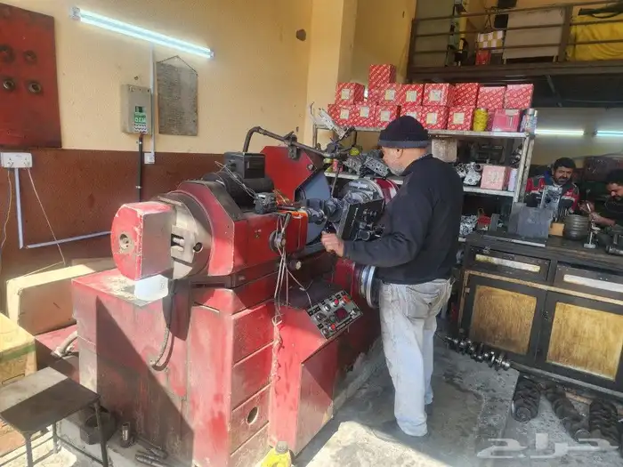 مخرطة الطبش .. صناعية بني سار . توضيب مكاين.فحص كمبيوتر 11