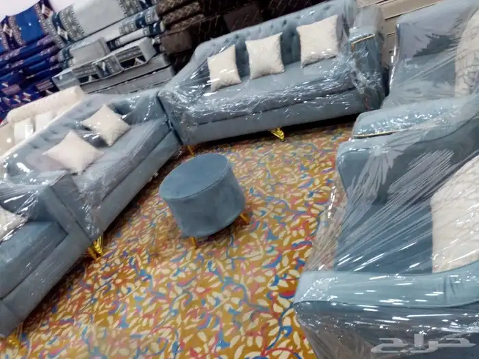 مجالس كنبات جاهز 4  5 و4  4 وباطرمه جاهز لتواصل واتس اب 0570 17