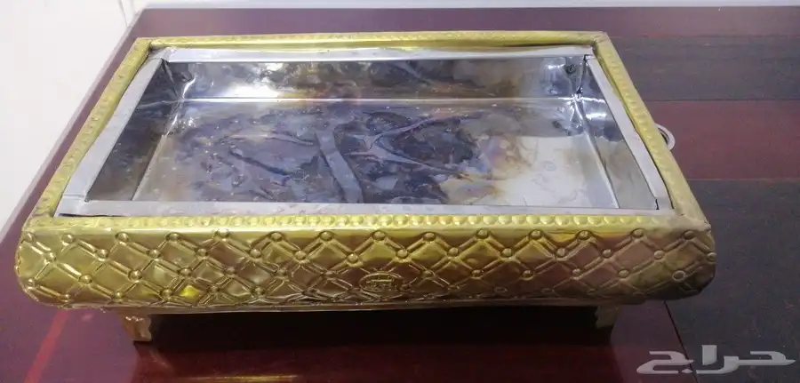 منقل نحاس ذهبي صغير الدرعية 0