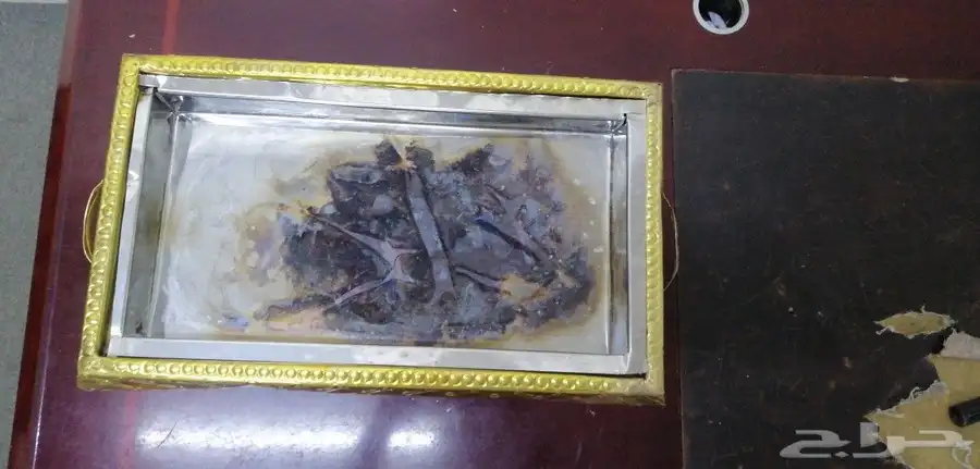منقل نحاس ذهبي صغير الدرعية 5