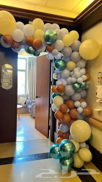 كل ديكورات البلون لجميع الحفالات بايدي مصرية 5