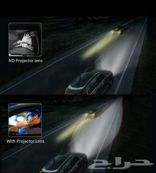 للبيع عدسات Q5 سيارة  تمنحك كشف للطريق بكل وضوح ومثاليه 4