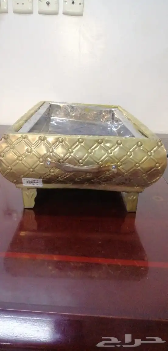 منقل نحاس ذهبي صغير الدرعية 2