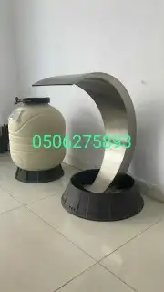 مصبات استيل مصبات مسابح استيل شلالات ستاره استيل نوافير 7