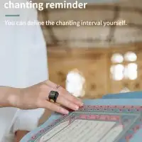 خاتم ذكي للتسبيح والذكر والصلاة الإسلامية خاتم ذكي بتوقيت ا 0