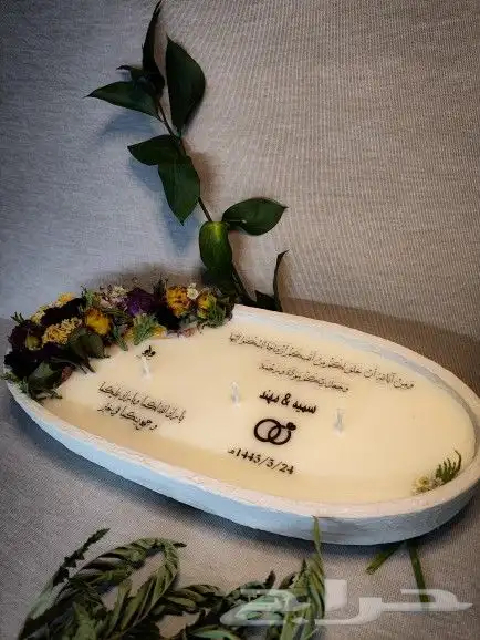 شموع بأشكال جميله وفخمه 1