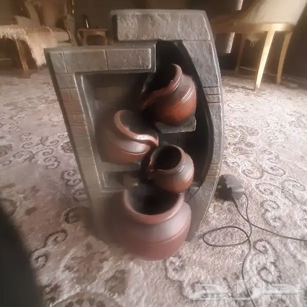 شلال سغير جداري جديد كهربة ومهفة خصف 0