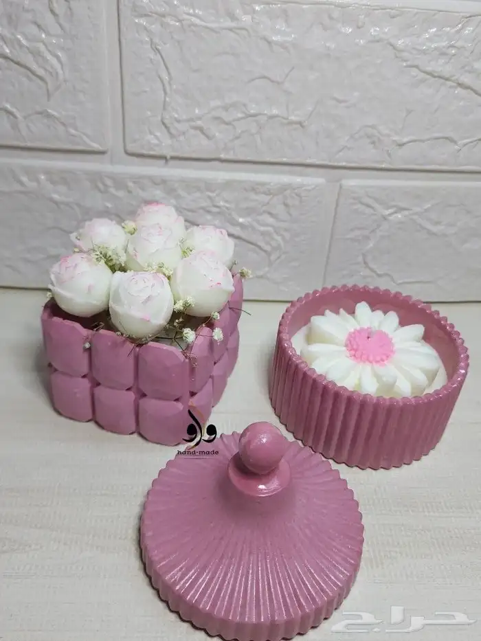 شموع بأشكال جميله وفخمه 2