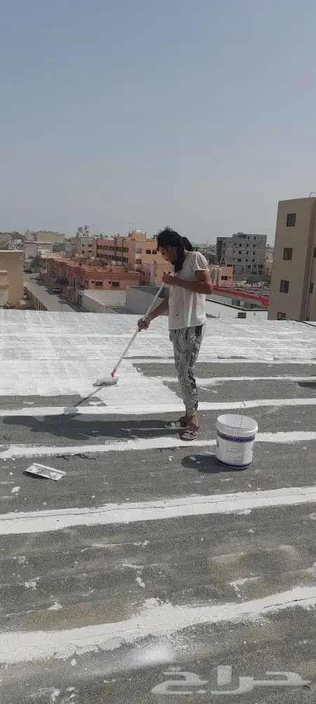 عوازل اسطح تمنع تسرب المياه وتعكس حراره الشمس ضمان 10سنوات 3