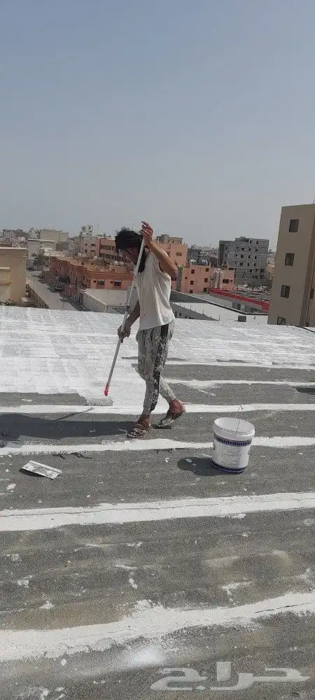 عوازل اسطح تمنع تسرب المياه وتعكس حراره الشمس ضمان 10سنوات 5