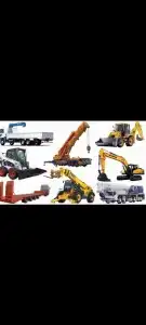 إيجار رافعات شوكيه وكرينات جميع الاحجام إيجار شهري أسبوعي يو 2