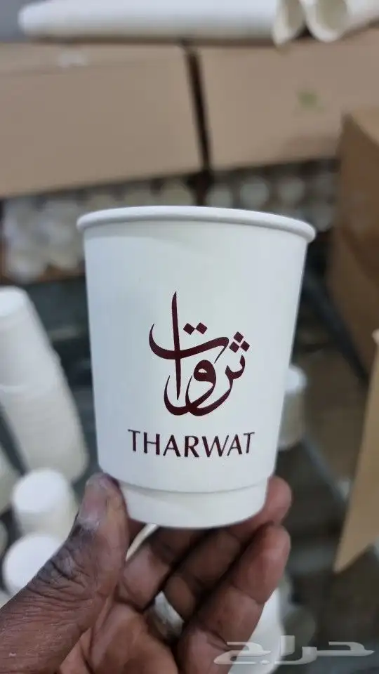 طباعة اكواب وورق زبدة واستيكرات للتواصل 3