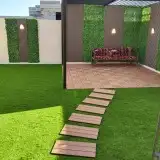 عشب جدارى عشب ارضى تنسيق حدائق 1