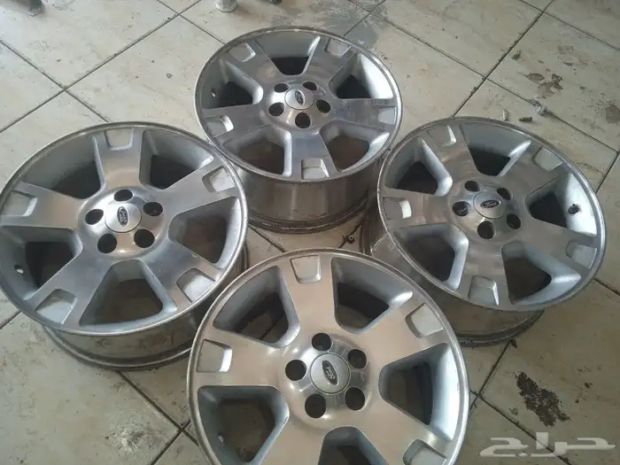 طقم جنوط فورد اكسبلور مقاس 17 اصليه وكاله 1