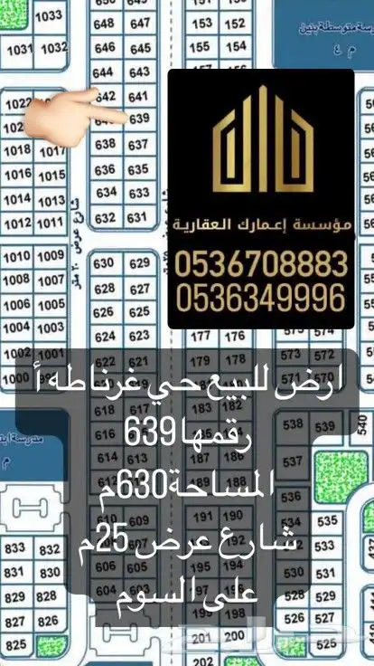 اراضي مميزه للبيع بأسعار تنافسيه 3