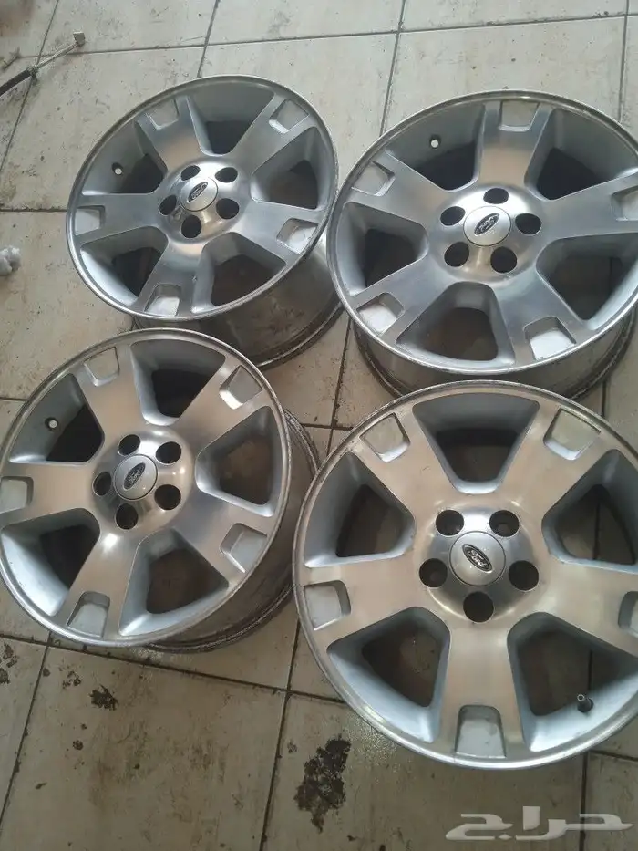 طقم جنوط فورد اكسبلور مقاس 17 اصليه وكاله 3