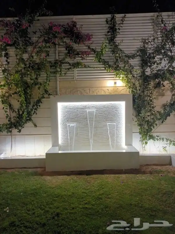 حدائق المدينة مظلات عشب شلالات 4