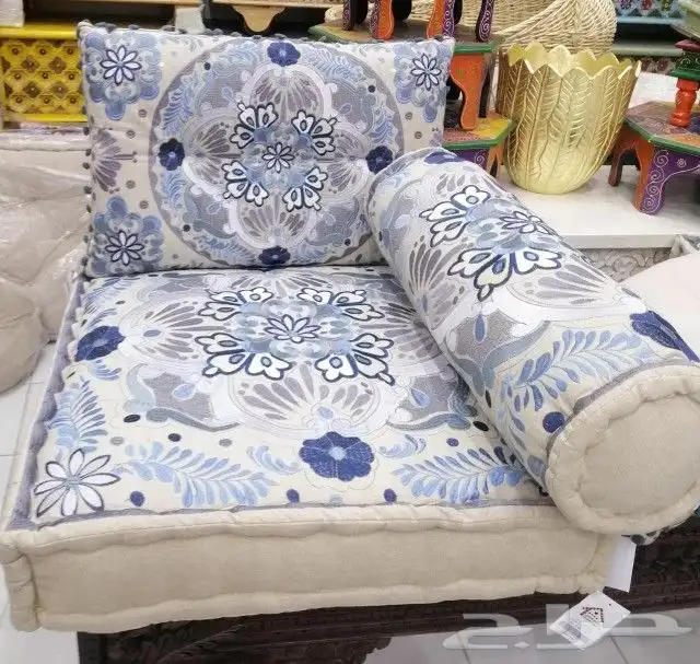 جلسات هنديه قطني طبيعي مطرزه 0