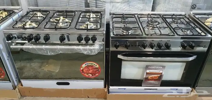 فرن غاز 5 عيون افران 4 عيون كهرباء 6 عين إيطالي تجميع تركي 13