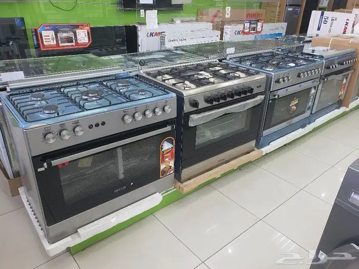 فرن غاز 5 عيون افران 4 عيون كهرباء 6 عين إيطالي تجميع تركي 8