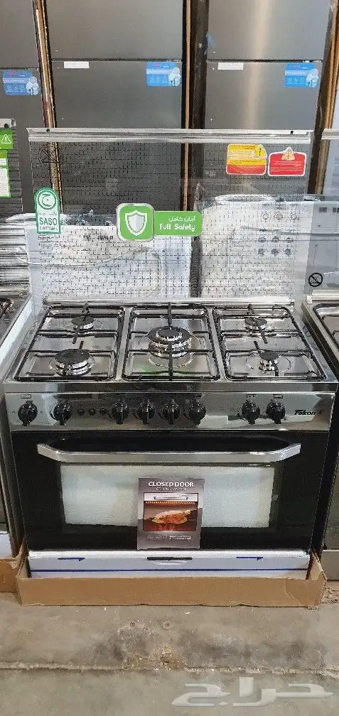 فرن غاز 5 عيون افران 4 عيون كهرباء 6 عين إيطالي تجميع تركي 12